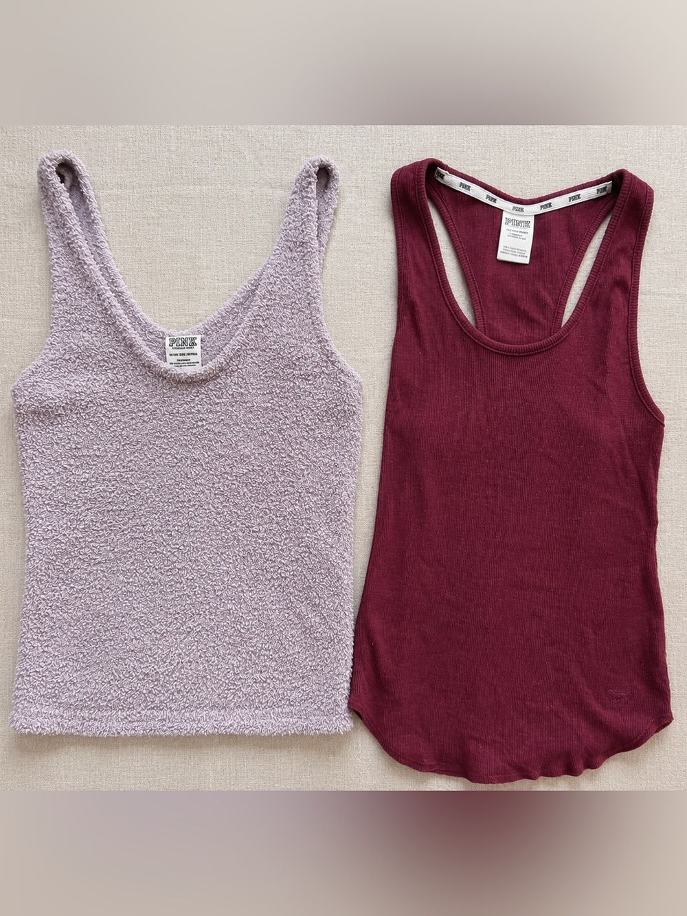 PINK Victoria’s Secret Sleep Tank Bundle XS/S Soft Lounge Pajama Tops